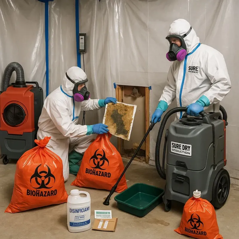 Contaminated Water Handling Protocols process in Kenmare, ND
